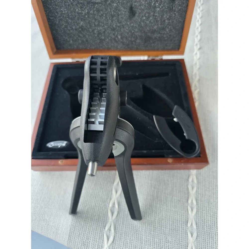 Chef's Leverpull Wine Opener Corkscrew Wood Box Set Professional‎ Lever VTG